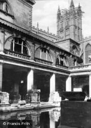 The Roman Bath And Abbey c.1930, Bath