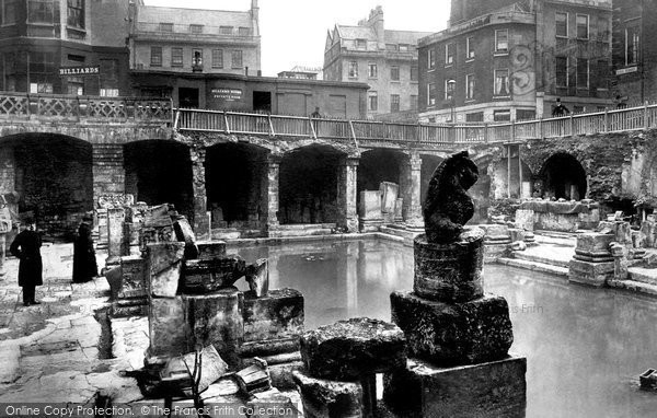 Photo of Bath, The Roman Baths 1890