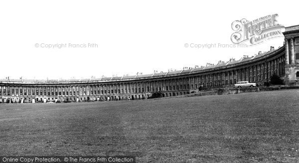 Photo of Bath, The Royal Crescent c.1960