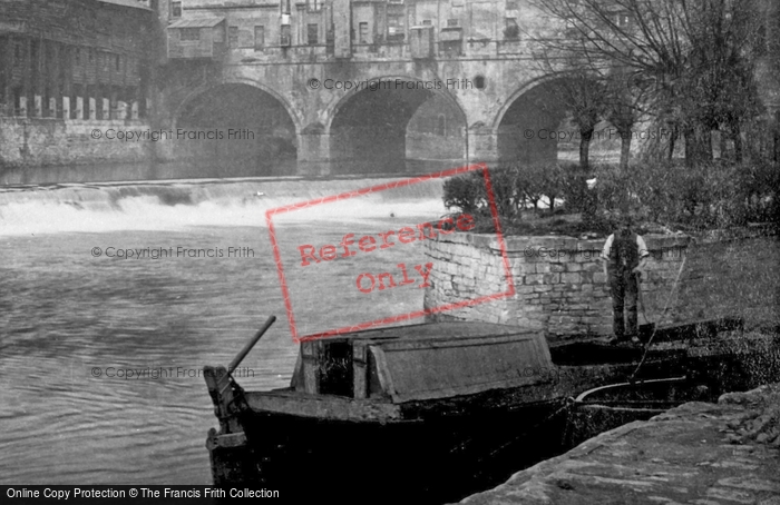 Photo of Bath, The Weir 1890