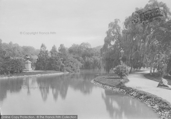 Photo of Bath, Victoria Park Lake 1895