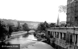 View From Pulteney Bridge 1914, Bath