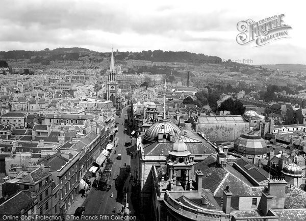 Photo of Bath, View From The Abbey 1929