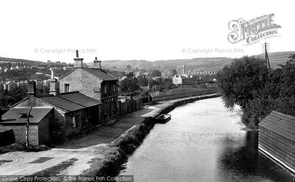 Photo of Bath, View From Warminster Road Bridge 1914