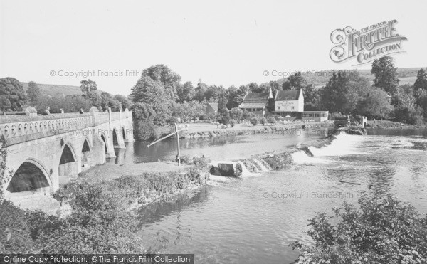 Photo of Bathampton, The Bridge And Weir c.1960