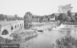The Bridge And Weir c.1960, Bathampton