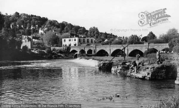Photo of Bathampton, The River Avon And Weir c.1960
