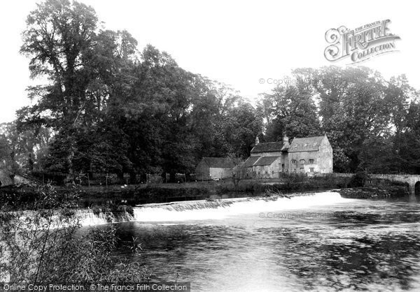Photo of Bathampton, the Weir and Mill 1907