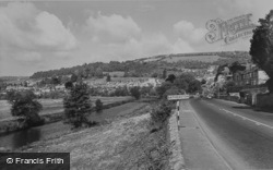 Main Road And River c.1960, Batheaston