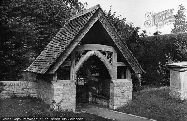 Photo of Bathford, Lychgate Of St Swithun's Church c.1955