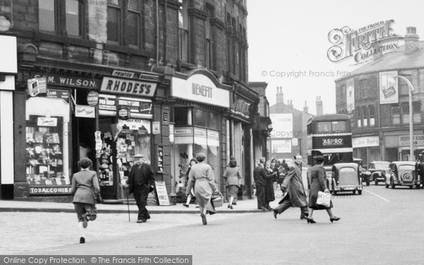 Photo of Batley, Shops In Commercial Street 1952
