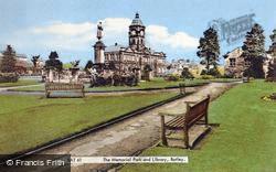 The Memorial Park And Library c.1965, Batley