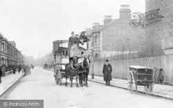 Horse Bus In Montholme Road c.1900, Battersea