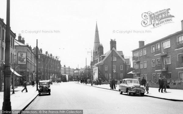 Photo of Battersea, St John's Hill c.1955