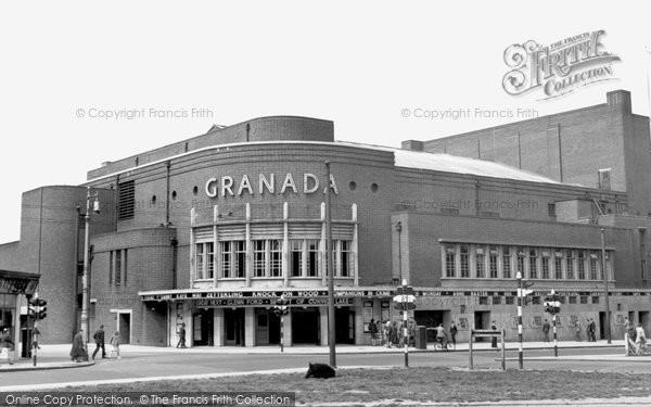 Photo of Battersea, St John's Hill, the Granada Cinema c1955