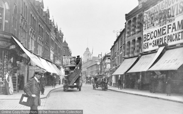Photo of Battersea, St John's Road From Comyns Road c.1913