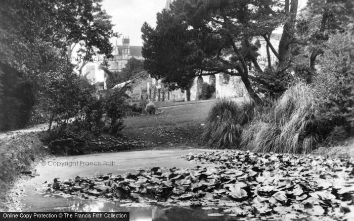 Photo of Battle, Abbey, The Lily Pond c.1930