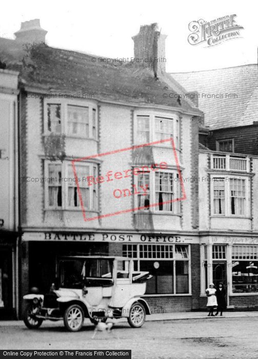 Photo of Battle, The Post Office, High Street 1913