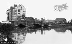 Bridge, Matthews' Mill And River Crouch c.1955, Battlesbridge