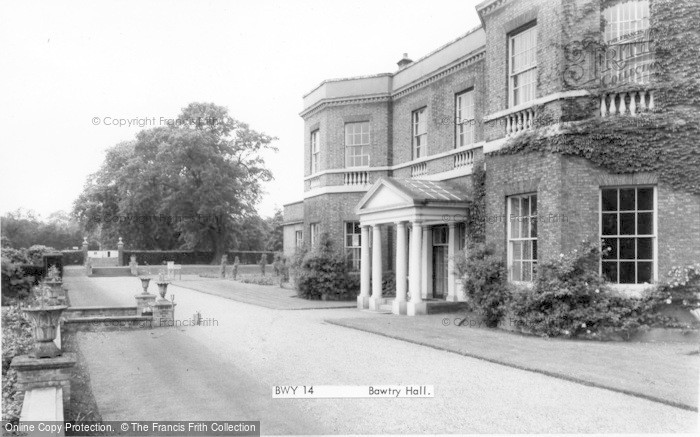 Photo of Bawtry, Bawtry Hall c.1955