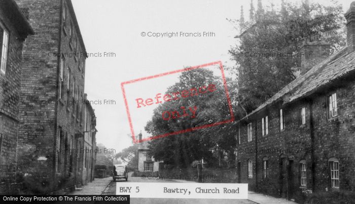 Photo of Bawtry, Church Road c.1955