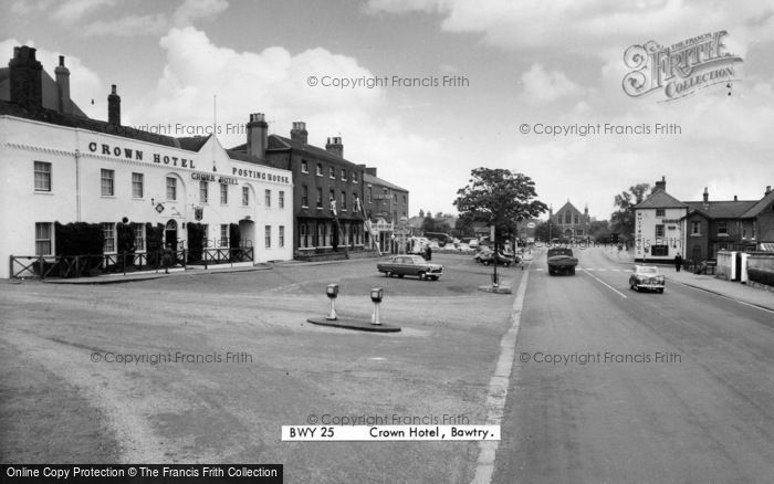 Photo of Bawtry, Crown Hotel c.1965