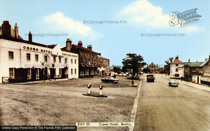 Photo of Bawtry, Crown Hotel c.1965