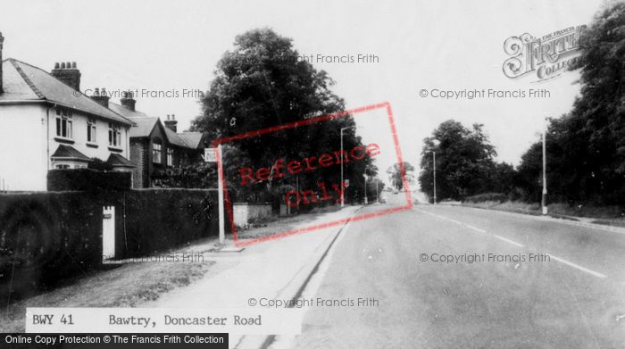 Photo of Bawtry, Doncaster Road c.1965