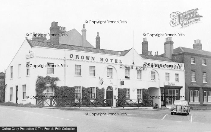 Photo of Bawtry, The Crown Hotel c.1955