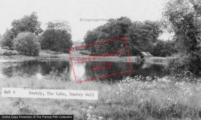 Photo of Bawtry, The Lake, Bawtry Hall c.1955