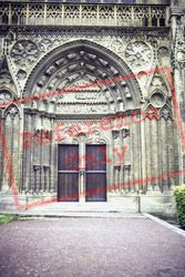 Cathedral, South Doorway 1984, Bayeux