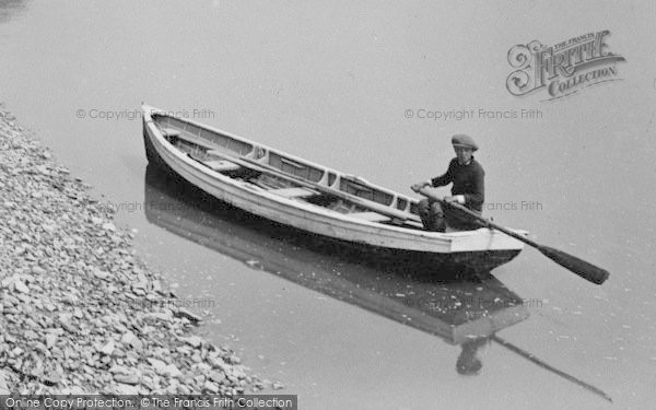 Photo of Beachley, Boy Rowing 1925