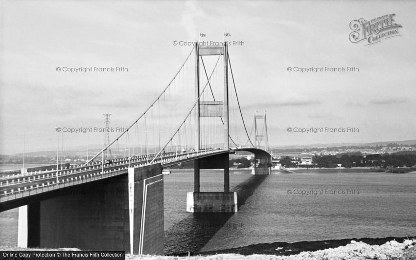 Beachley, the Severn Bridge c1966