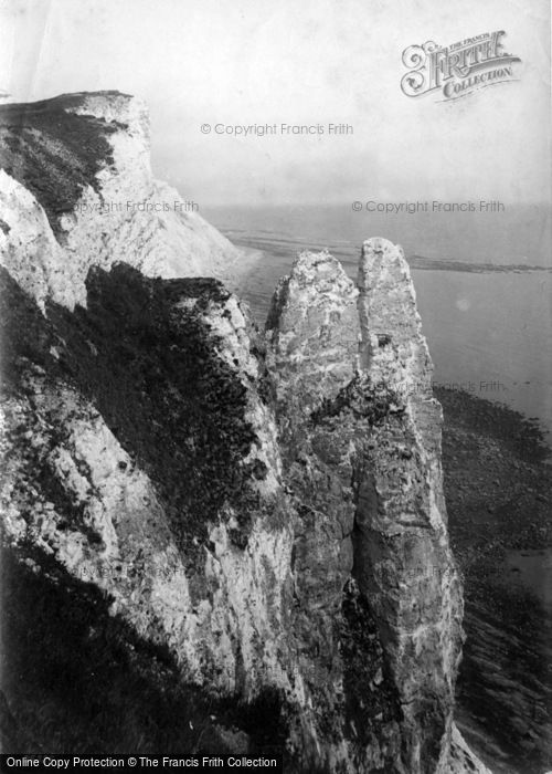 Photo of Beachy Head, 1890