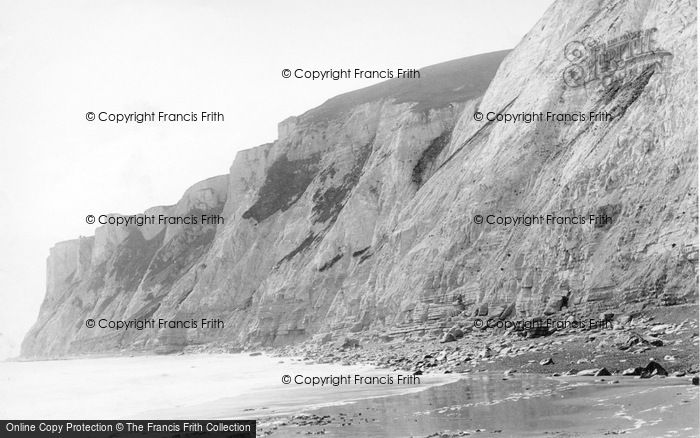 Photo of Beachy Head, 1890