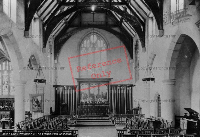 Photo of Beacon Hill, St Alban's Church, Interior 1913