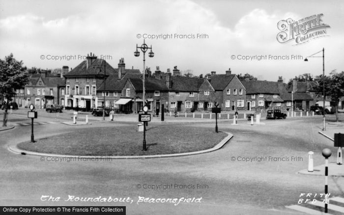 Photo of Beaconsfield, The Roundabout c.1955
