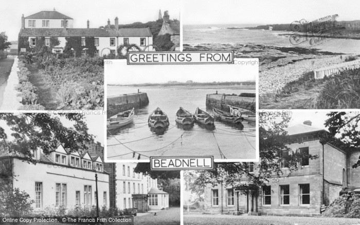 Photo of Beadnell, Composite c.1955