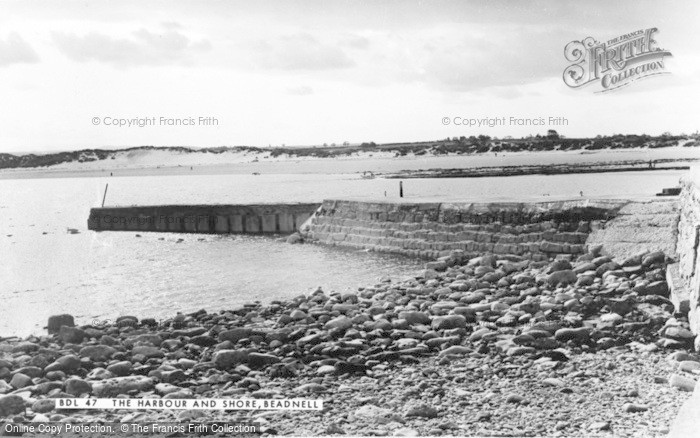 Photo of Beadnell, The Harbour And Shore c.1960
