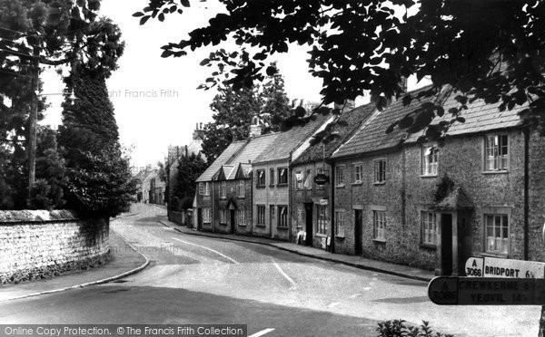 Photo of Beaminster, Hogshill Corner c.1955