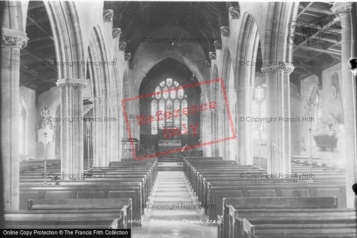 Photo of Beaminster, St Mary's Church Interior 1902