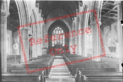 St Mary's Church Interior 1902, Beaminster