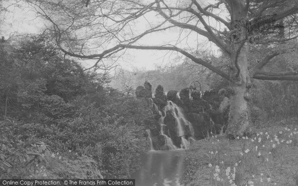 Photo of Beaminster, The Manor House Waterfall c.1950