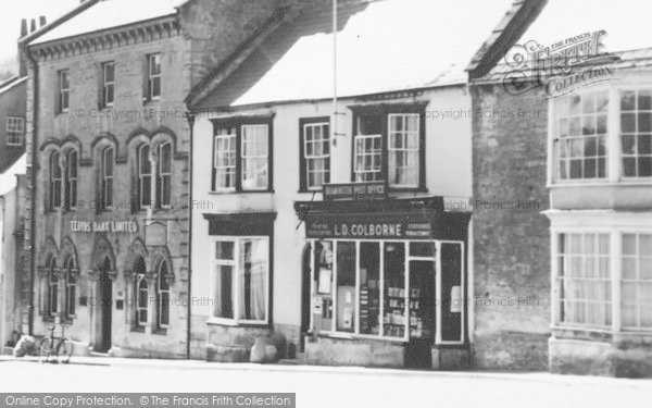 Photo of Beaminster, The Square, Banks And Post Office c.1955