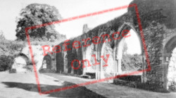 Abbey, Chapter House Arches And Cloisters c.1920, Beaulieu