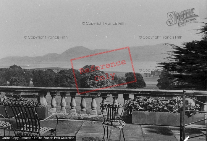 Photo of Beaumaris, Baron Hill, View From Terrace 1891