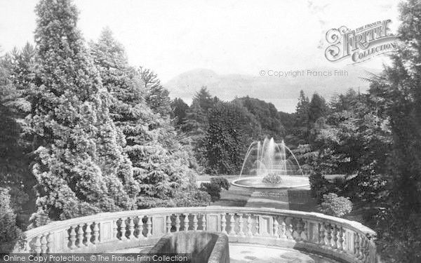 Photo of Beaumaris, Baron Hill, View From Terrace 1891