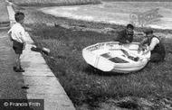 Boatmen And Boy, West End 1933, Beaumaris