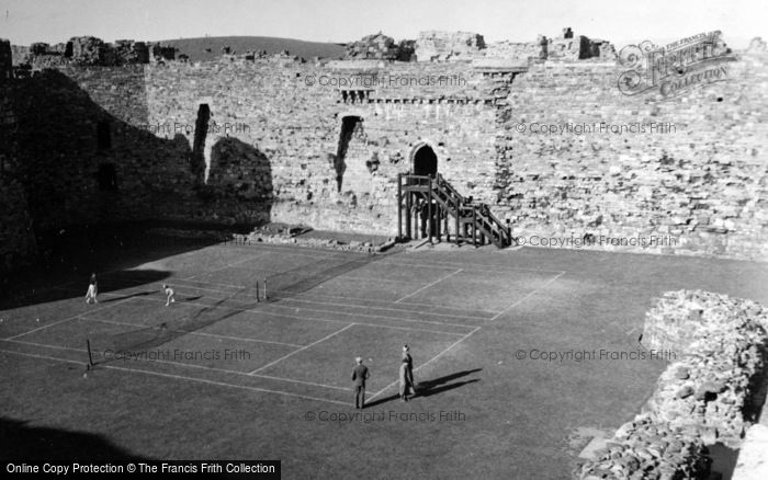 Photo of Beaumaris, Castle, A Game Of Tennis 1952