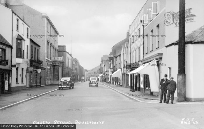 Photo of Beaumaris, Castle Street c.1955